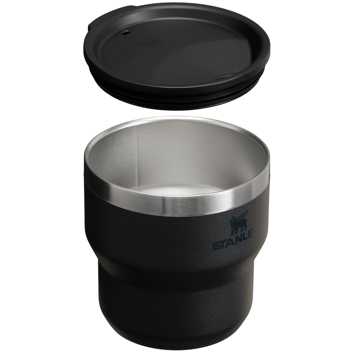 Stanley Stackable Stay Hot Stacking cup 10 oz with lid in Black 2.0