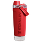 Swatch for Stanley 1913 The Vitalize™ Shaker Bottle 20 OZ in Chili Red | Front Lid View