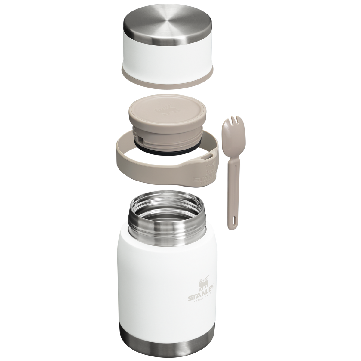 Stanley 1913 Adventure To-Go Food Jar + Spork 24 OZ in Frost | Front View