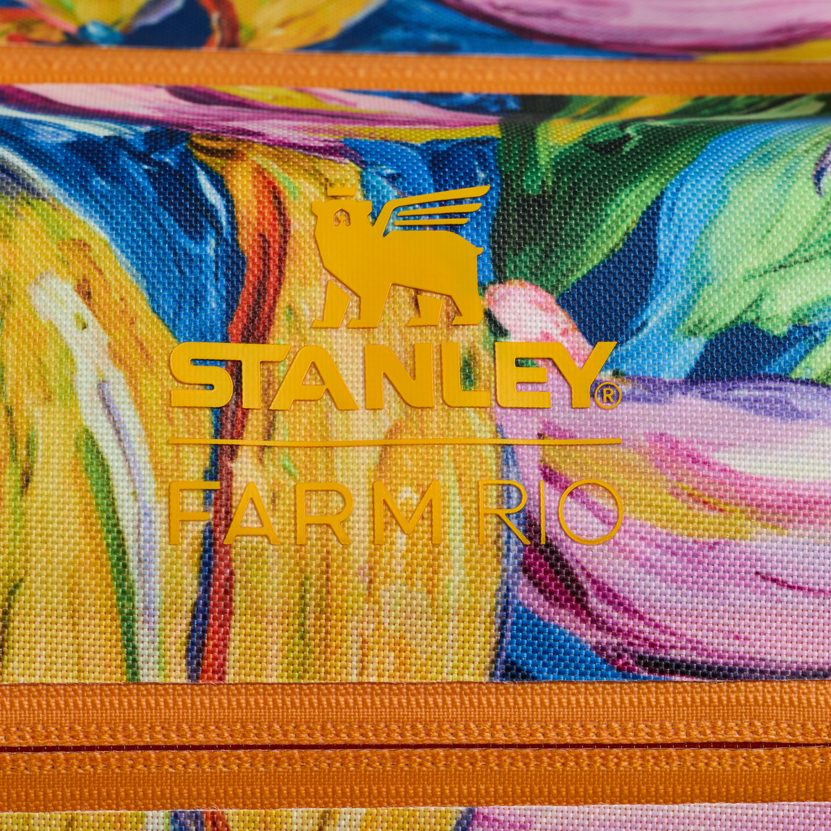 Stanley 1913 Stanley 1913 x FARM Rio All Day Julienne Mini Cooler 7.4 QT in Farm Rio Painted Bananas | Detailed View