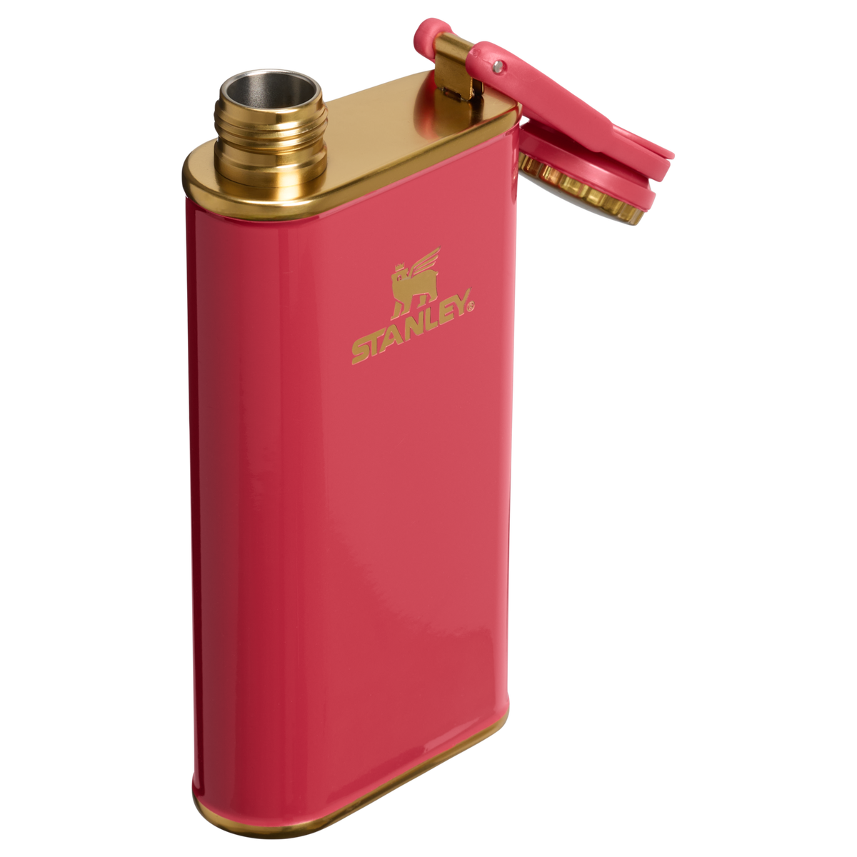 Stanley 1913 The Cheers & Cheer Easy Fill Flask 8 OZ in Holly Berry Gloss