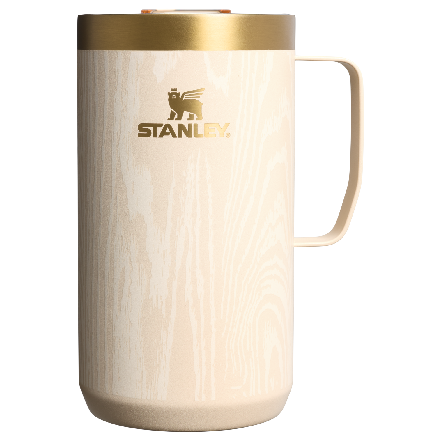Stanley 1913 The Cheers & Cheer Stay-Hot Camp Mug 24 OZ in Birch Woodgrain