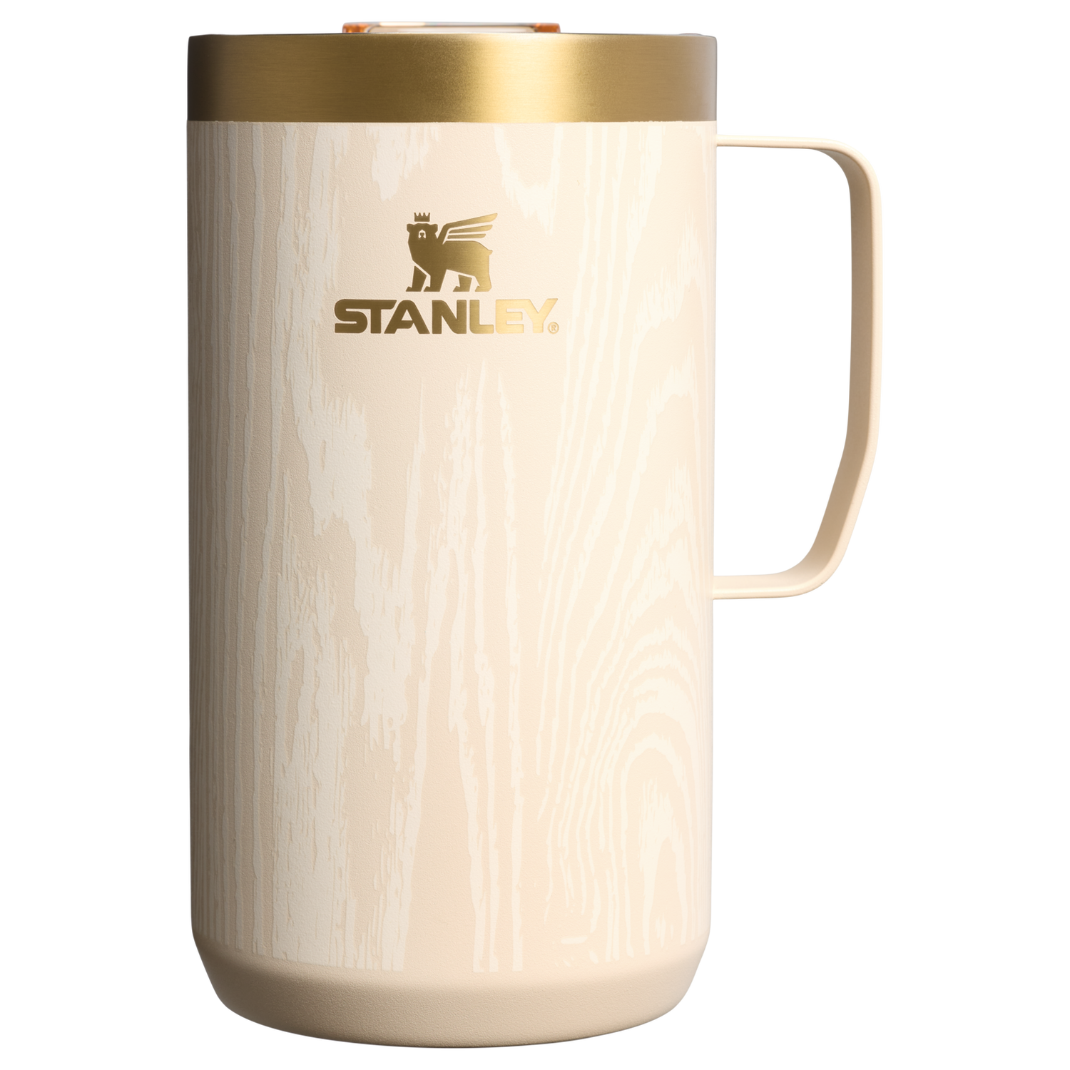 Stanley 1913 The Cheers & Cheer Stay-Hot Camp Mug 24 OZ in Birch Woodgrain | View 1