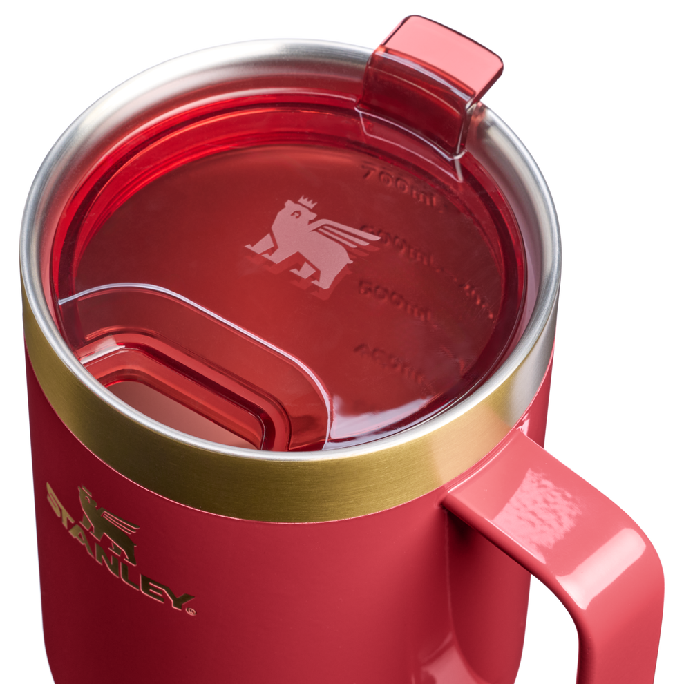 Stanley 1913 The Cheers & Cheer Everyday Suburban Mug 24 OZ in Holly Berry Gloss