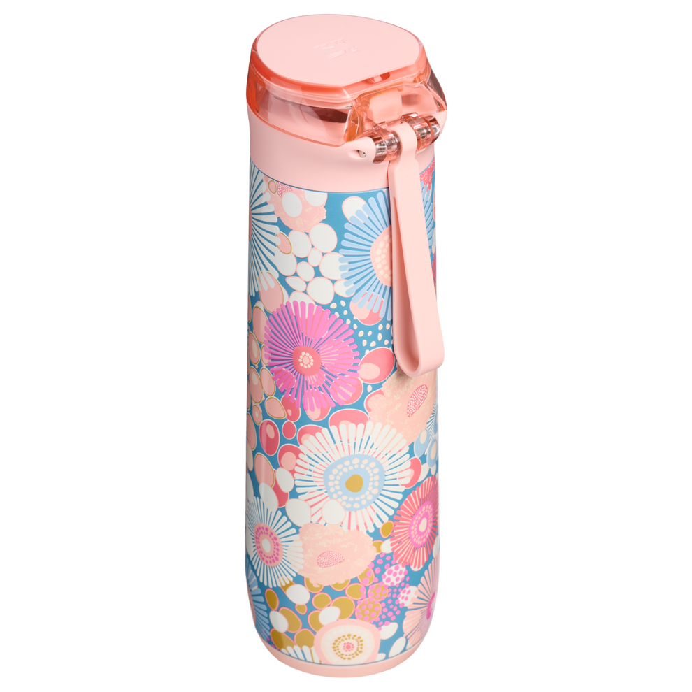 Stanley 1913 The Flowstate™ Spring Bottle 20 OZ in Sorbet Wildflower | Back View