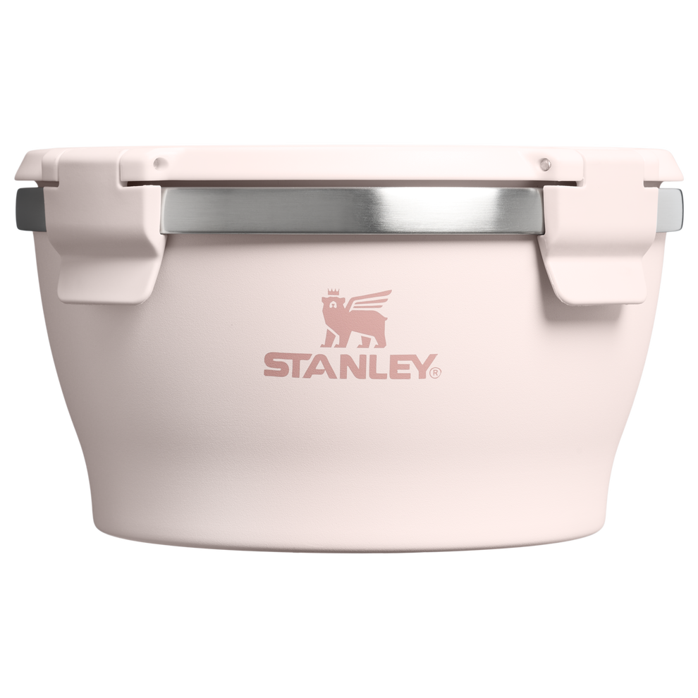 Stanley 1913 The Fresh-To-Table Leakproof Bowl 1 QT in Rose Quartz | Front View