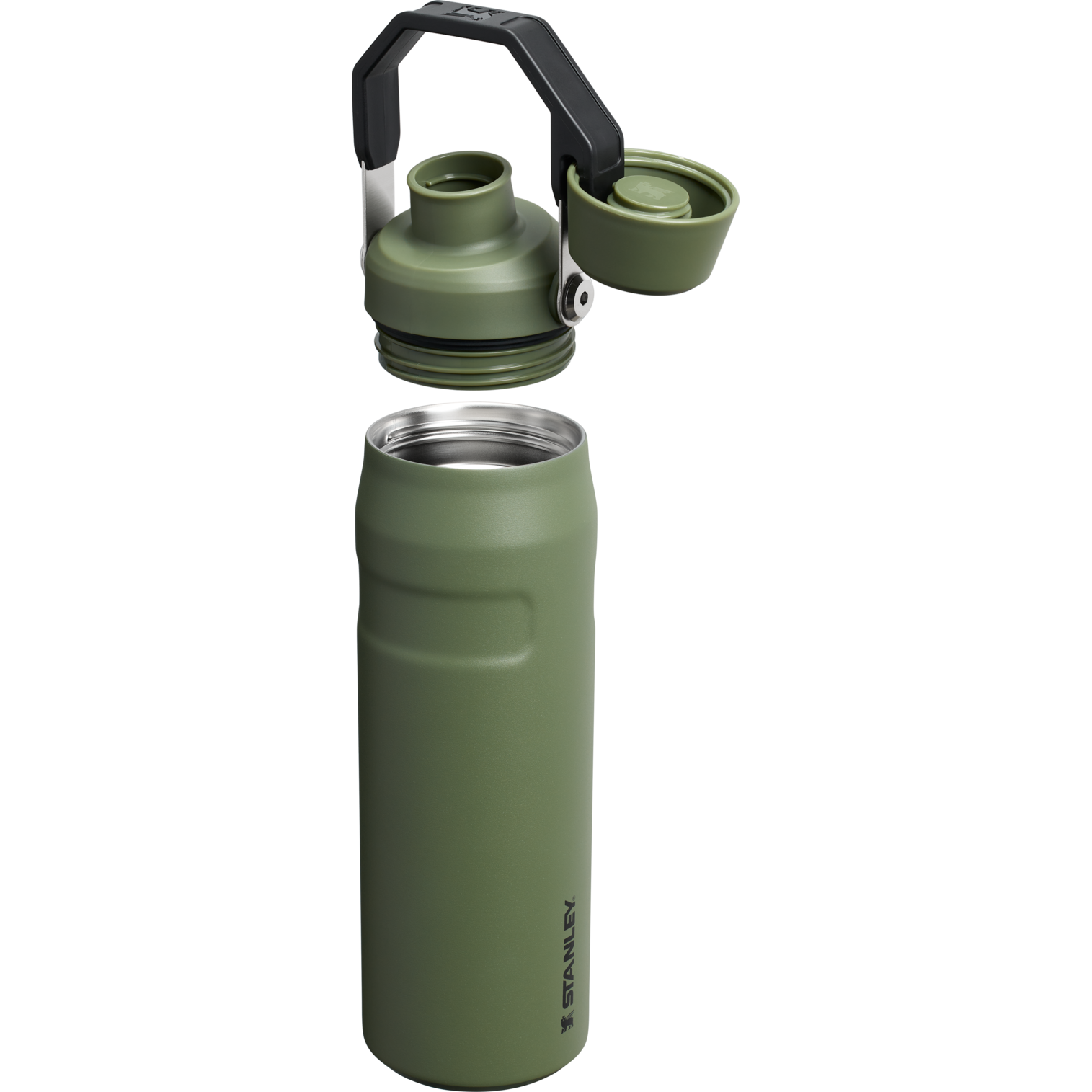 Stanley 16 Oz IceFlow Aerolight Water Bottle Fast Flow In Dried Pine Green