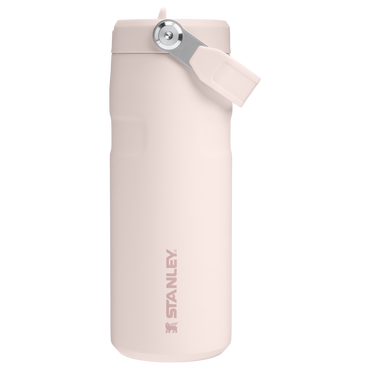 Stanley 1913 The IceFlow™ Bottle with Flip Straw Lid 16 OZ in Rose Quartz | Front View