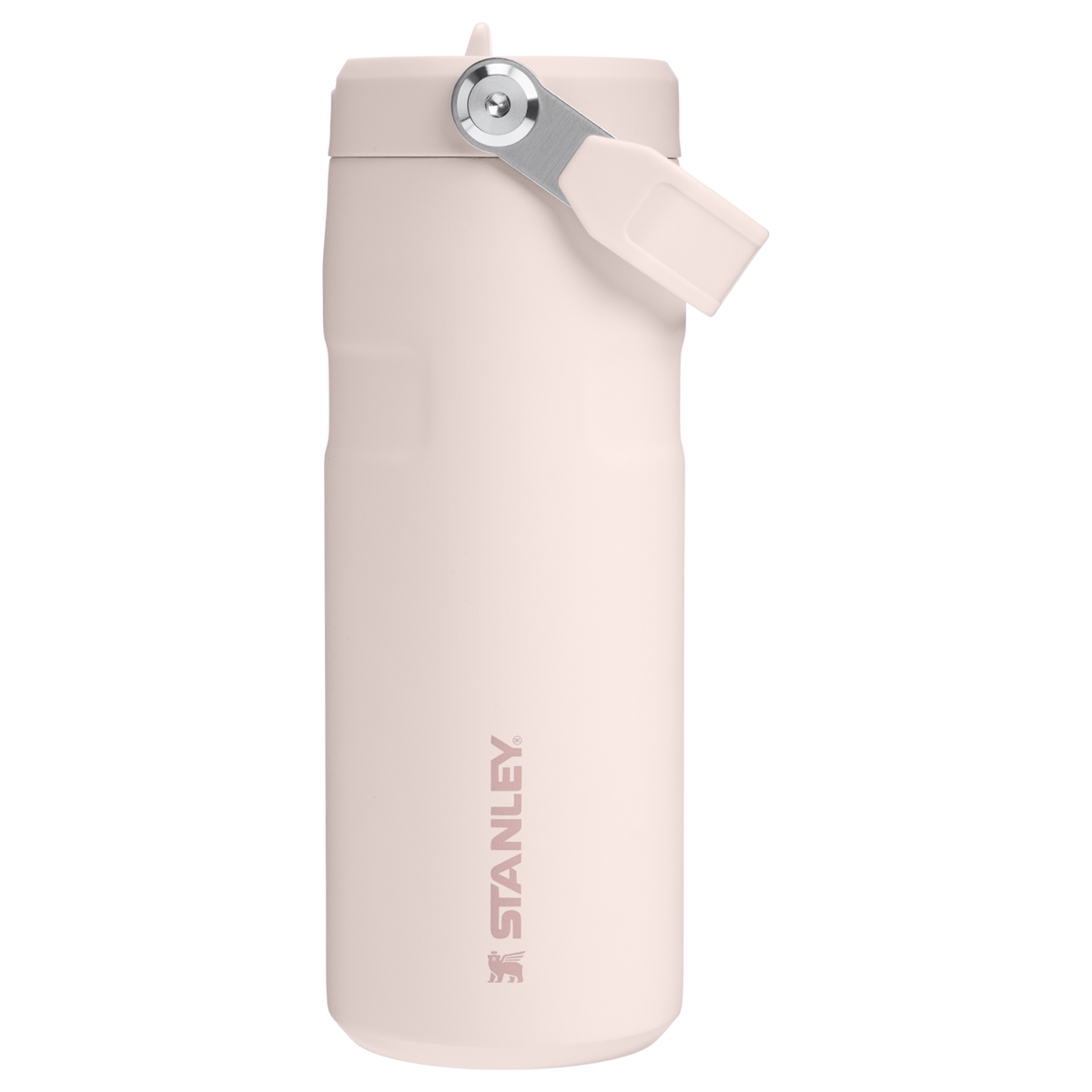 Stanley 1913 The IceFlow™ Bottle with Flip Straw Lid 16 OZ in Rose Quartz | Front View