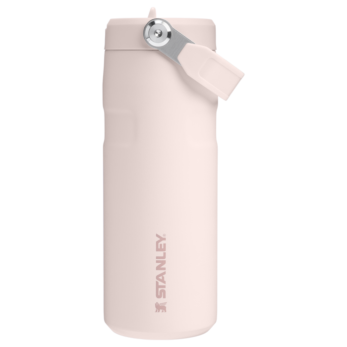 Stanley 1913 The IceFlow™ Bottle with Flip Straw Lid 16 OZ in Rose Quartz | Front View