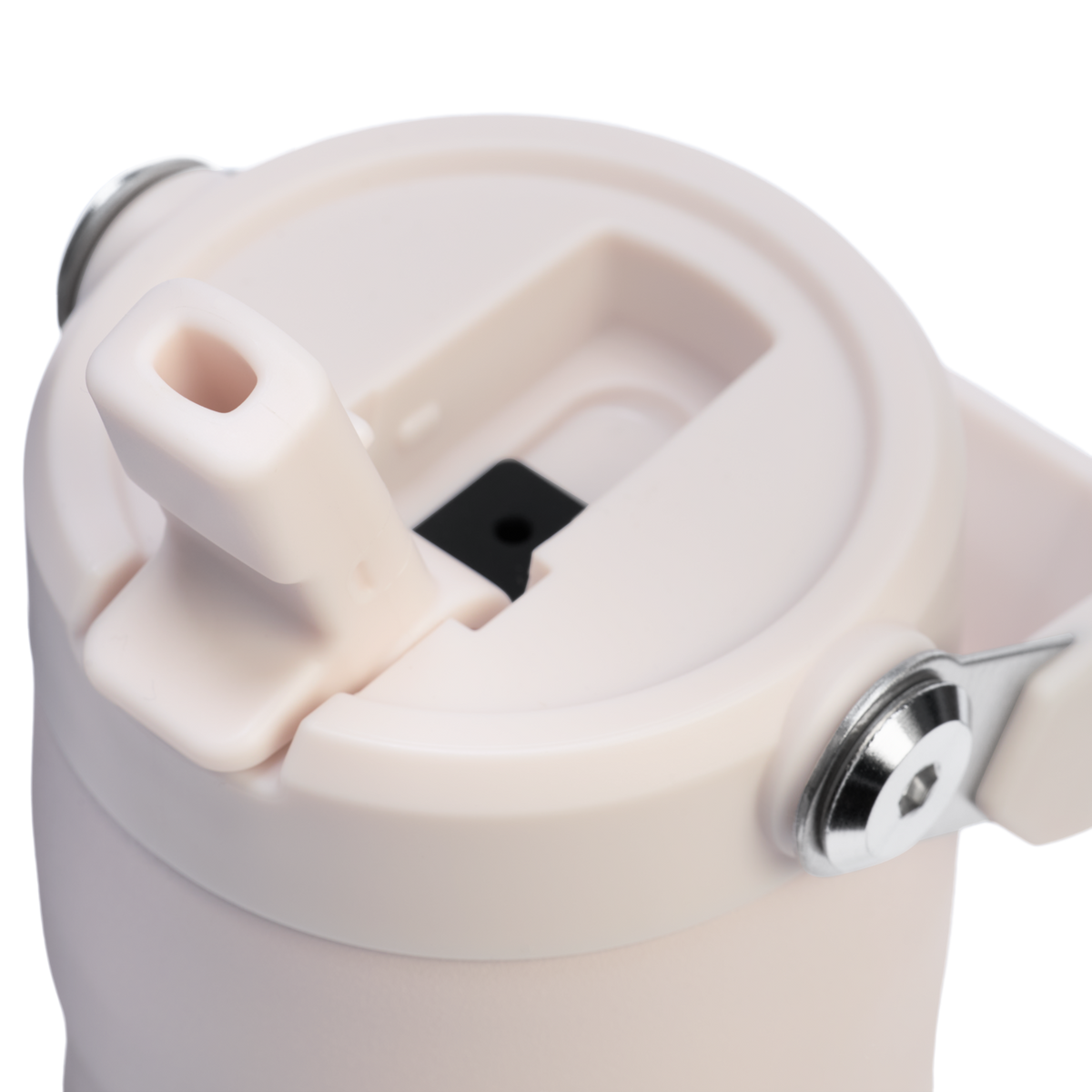 Stanley 1913 The IceFlow™ Bottle with Flip Straw Lid 16 OZ in Rose Quartz | Lid Detailed View