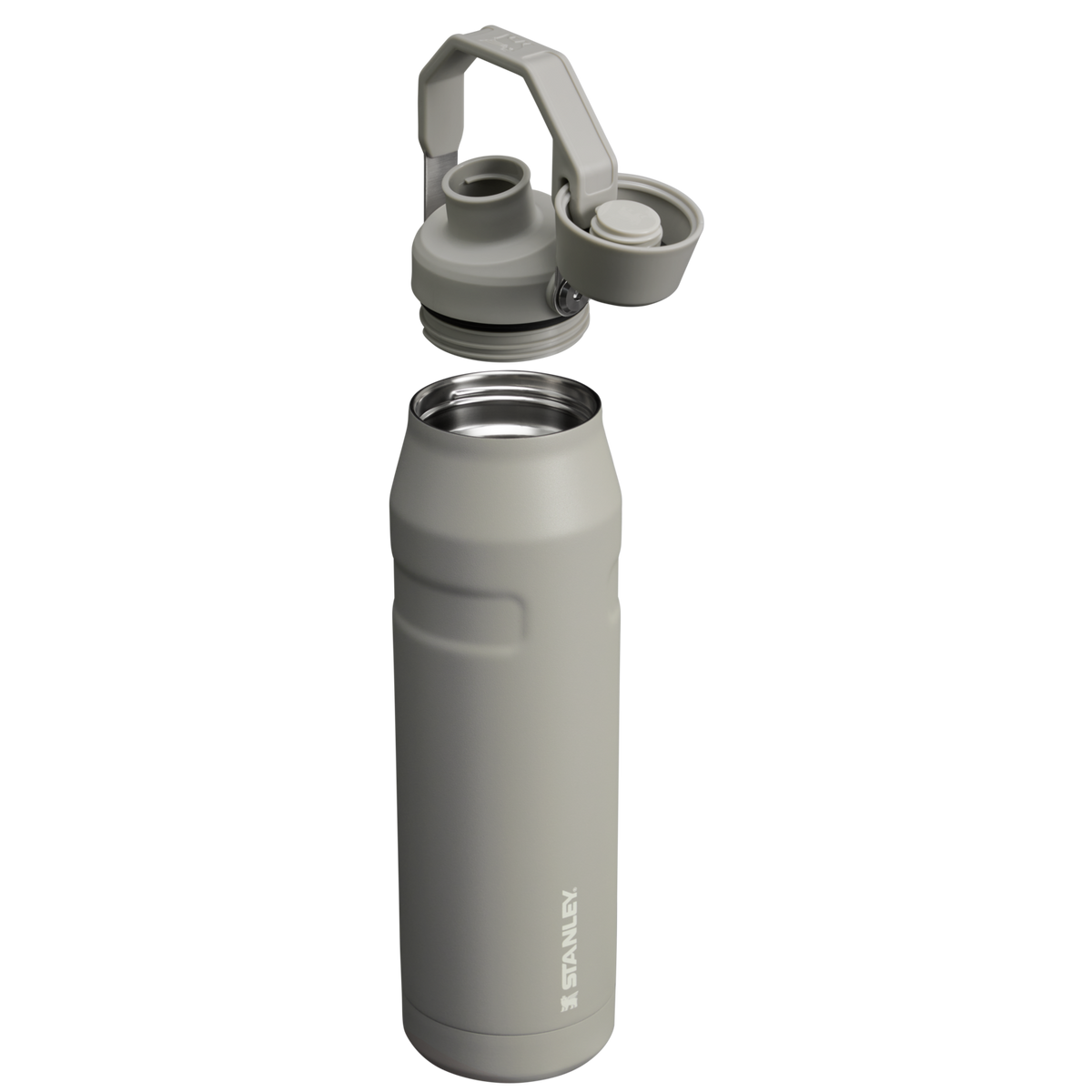 Stanley 1913 IceFlow™ Bottle with Fast Flow Lid 36 OZ in Ash | Cross Section View