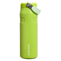 Swatch for Stanley 1913 The IceFlow™ Bottle with Flip Straw Lid 24 OZ in Chartreuse | Front View