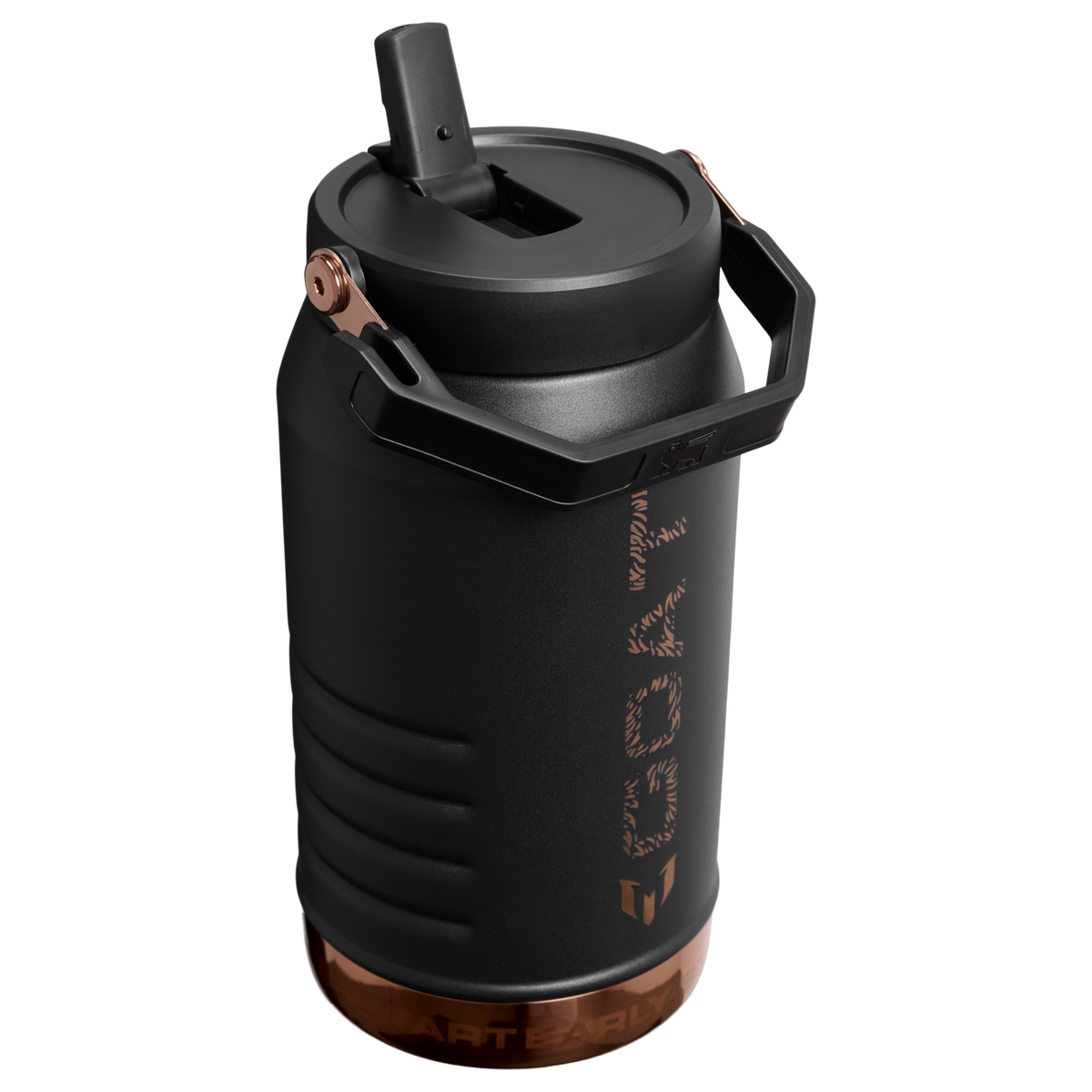 Stanley 1913 The Messi x Stanley IceFlow™ Flip Straw Jug 64 OZ in Messi GOAT Black