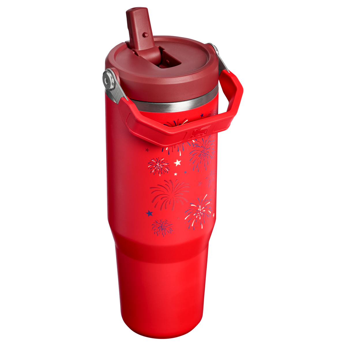 Stanley 1913 The IceFlow™ Flip Straw Tumbler 30 OZ in Chili Red Fireworks