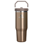 Swatch for Stanley 1913 The IceFlow™ Flip Straw Tumbler 30 OZ in Pale Gold Shine | Front View