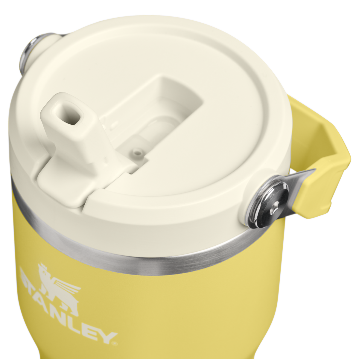 Stanley 1913 The IceFlow™ Flip Straw Tumbler 20 OZ in Daffodil | Lid Detailed View