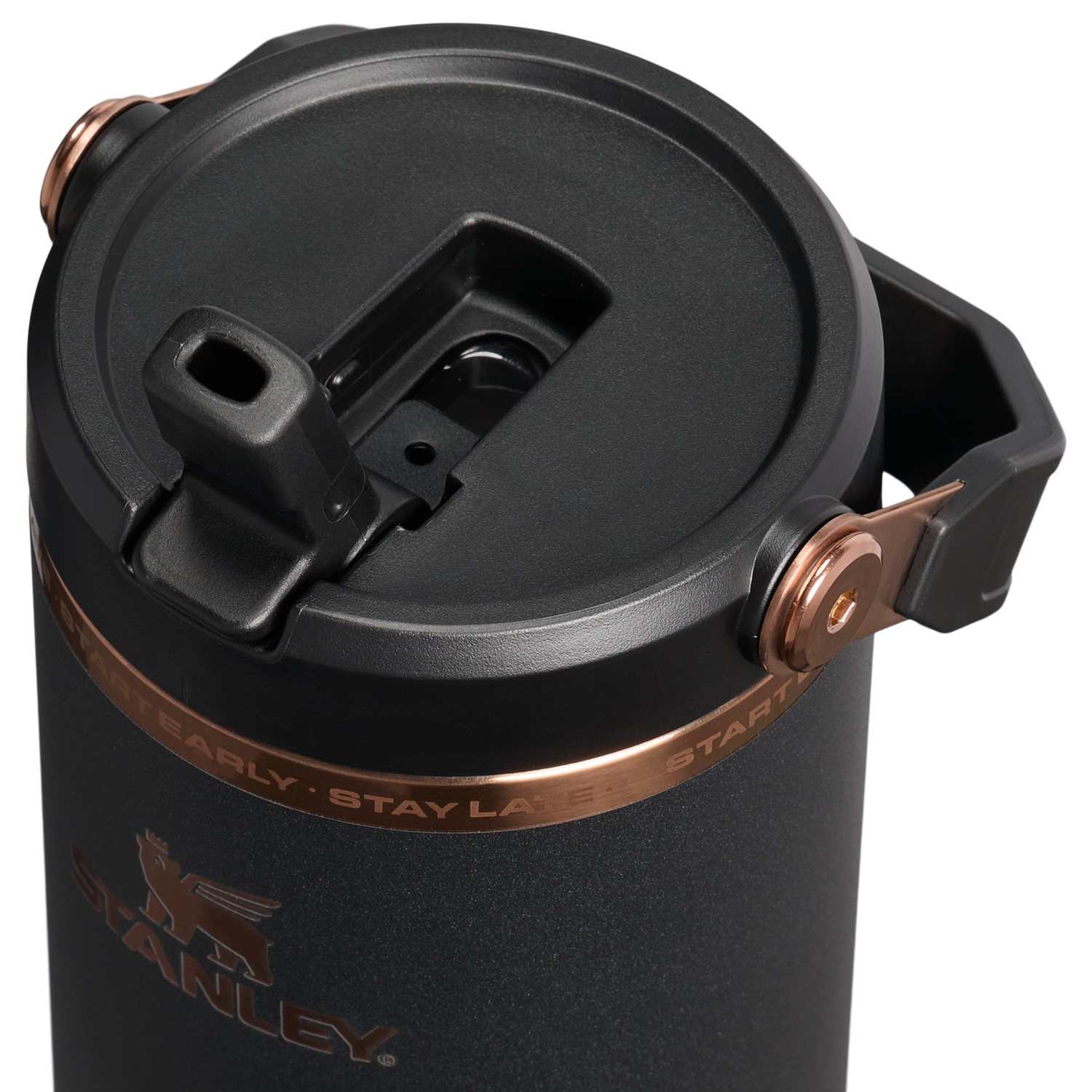 Stanley 1913 The Messi x Stanley  IceFlow™ Flip Straw Tumbler 30 OZ in Messi GOAT Black | View 2