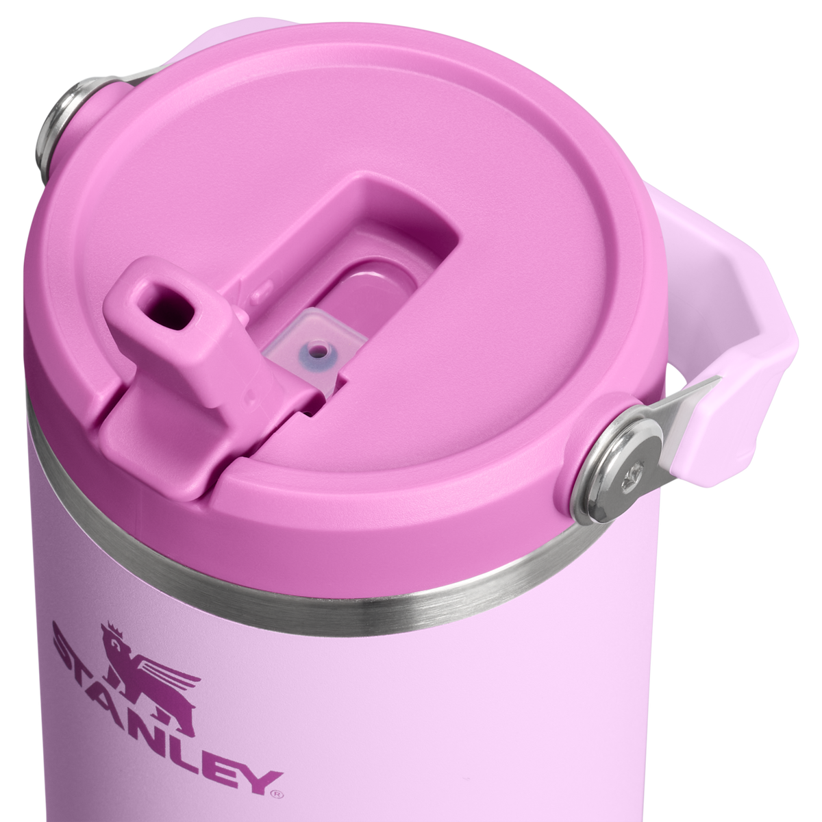 Stanley 1913 The IceFlow™ Flip Straw Tumbler 30 OZ in Soft Orchid | Lid Detailed View