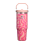 Swatch for Stanley 1913 The IceFlow™ Flip Straw Tumbler 30 OZ in Sorbet Groove | Front View