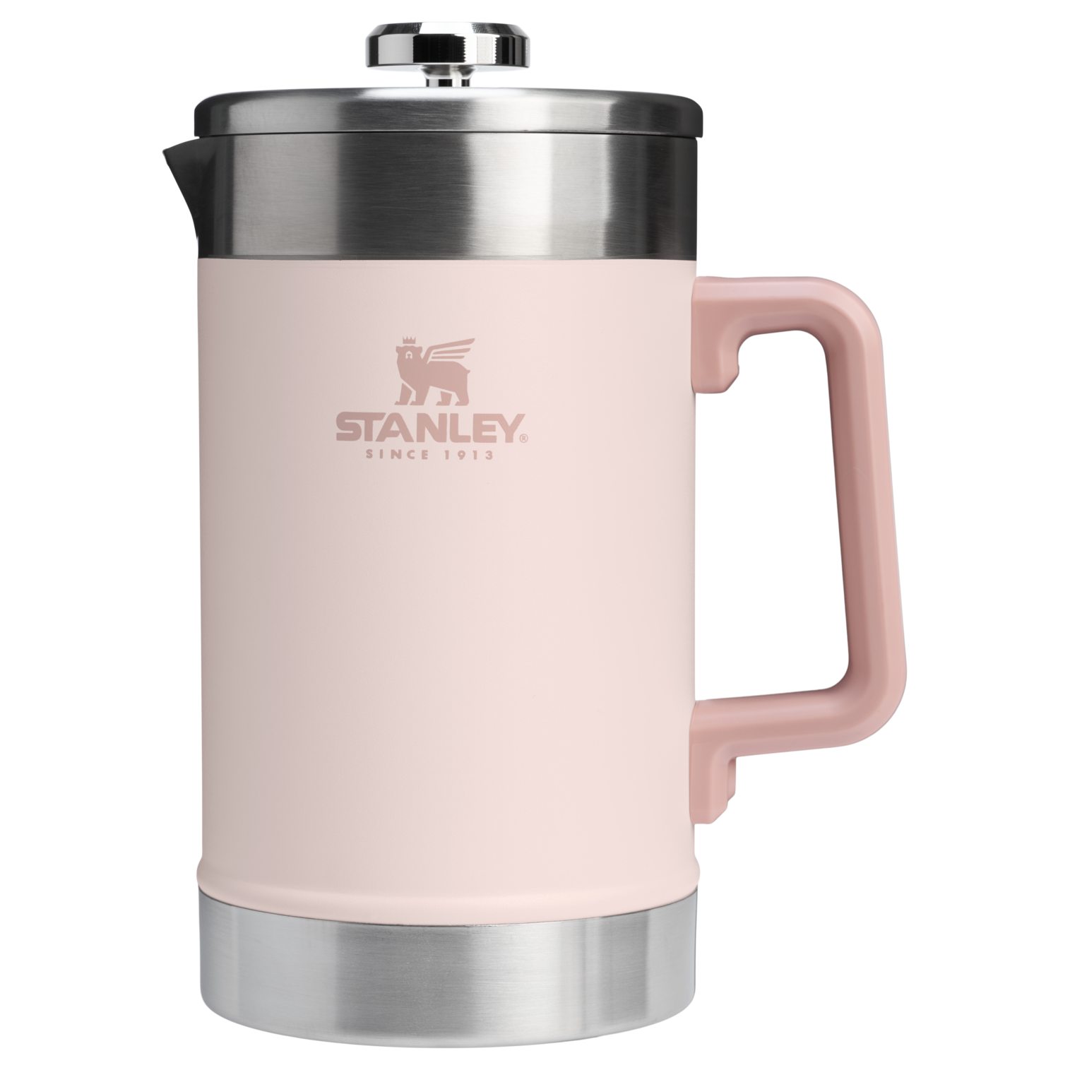 Stanley 1913 Classic Stay Hot French Press 48 OZ in Rose Quartz
