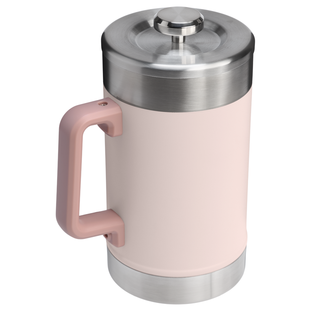 Stanley 1913 Classic Stay Hot French Press 48 OZ in Rose Quartz
