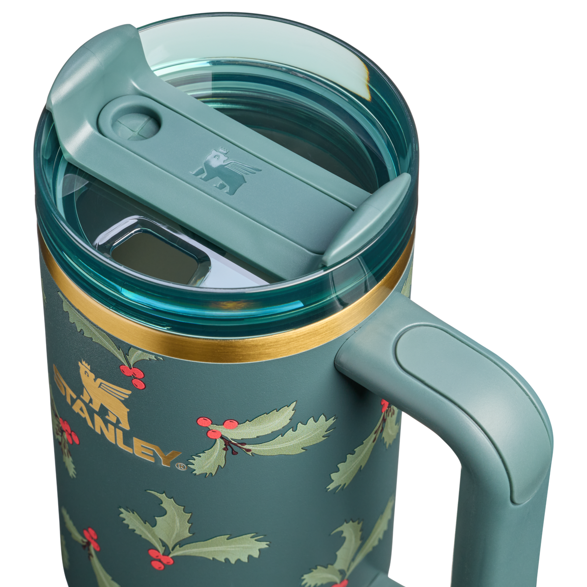 Stanley 1913 The Cheers & Cheer Quencher H2.0 Flowstate™ Tumbler 40 OZ in Holiday Botanical