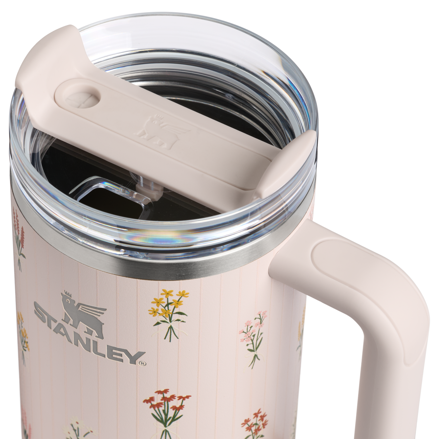 Stanley 1913 The Quencher H2.0 Flowstate™ Tumbler 30 OZ in Rose Quartz Bouquets | View 2