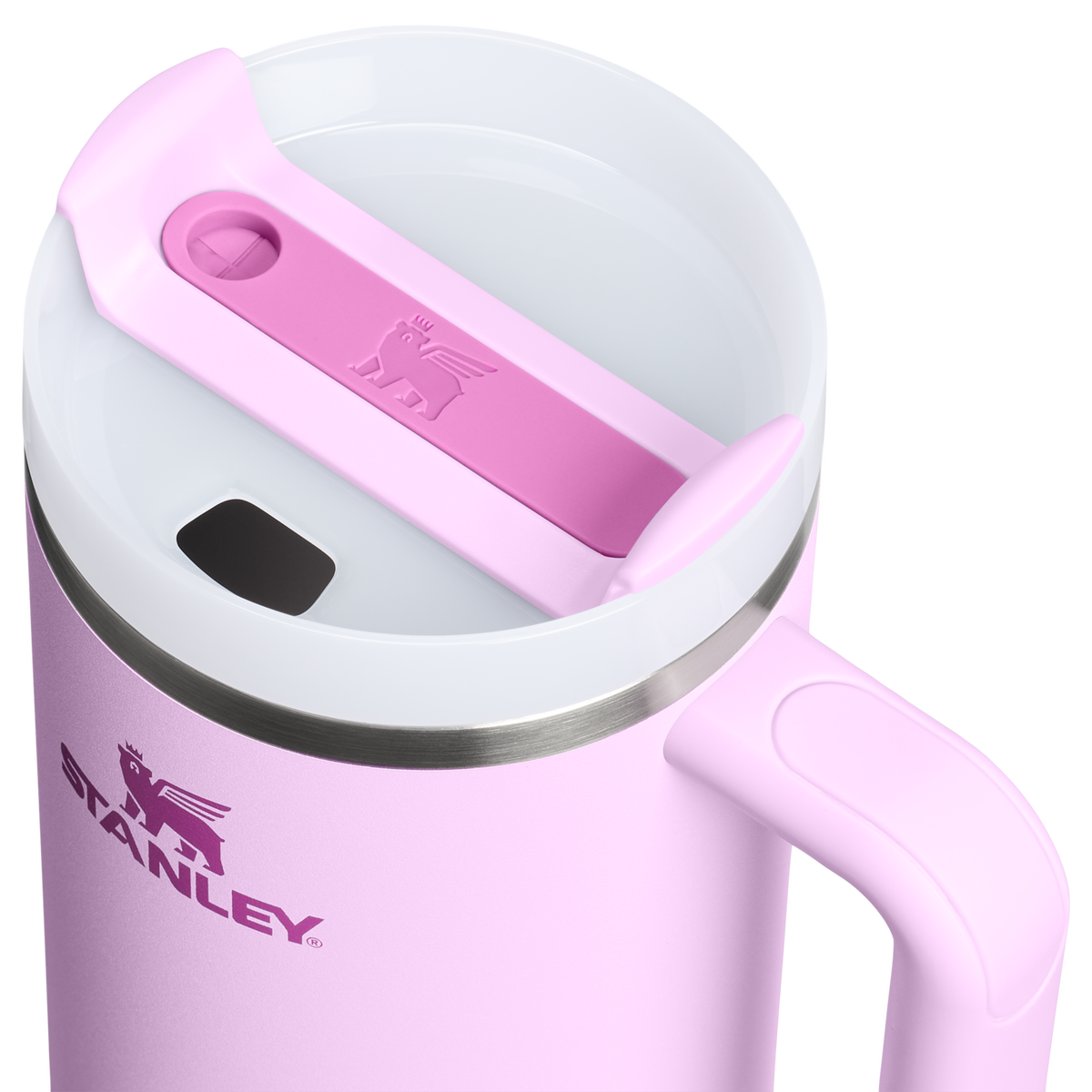 Stanley 1913 The Quencher H2.0 Flowstate™ Tumbler 40 OZ in Soft Orchid | Front View
