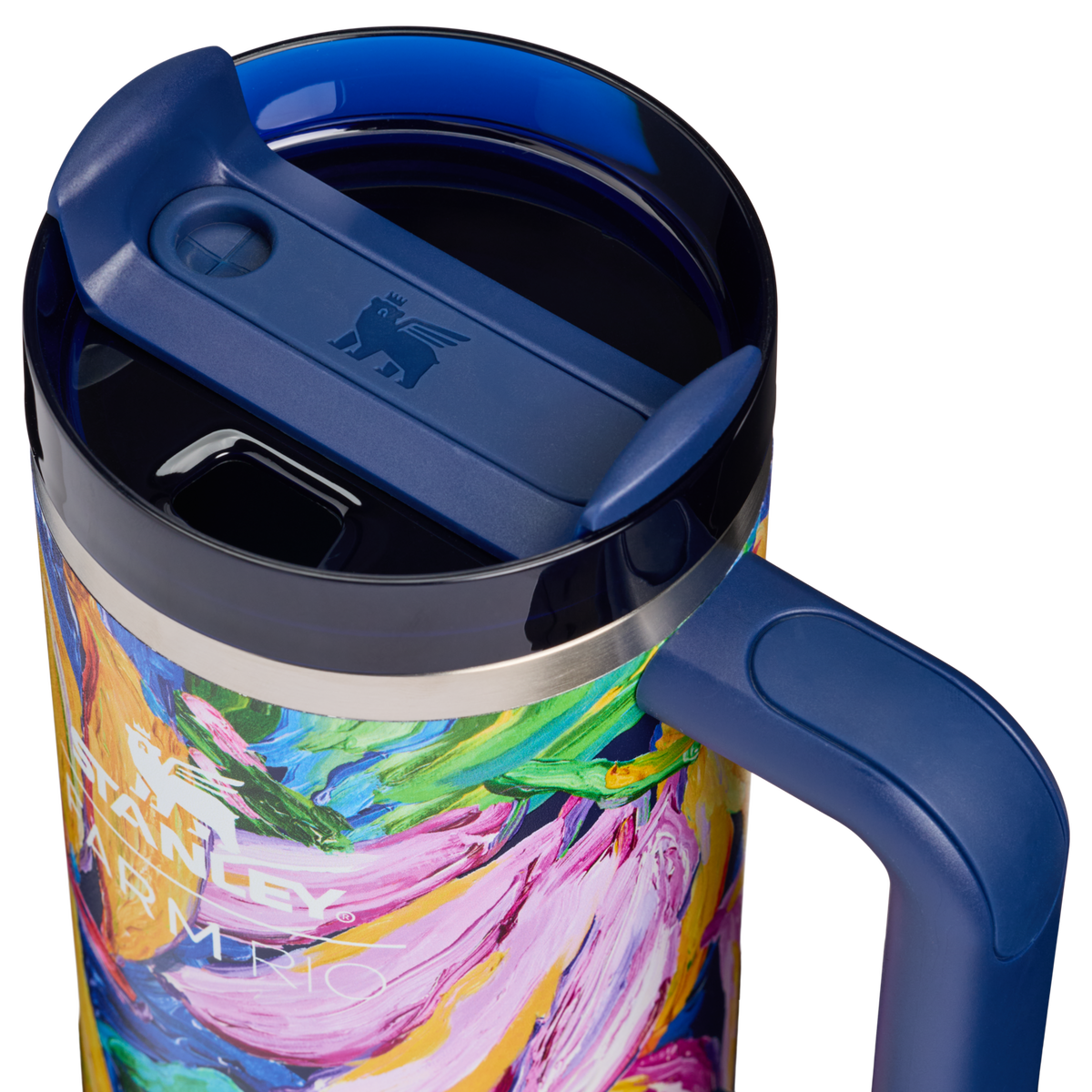 Stanley 1913 Stanley 1913 x FARM Rio Quencher® H2.0 Flowstate™ Tumbler 30 OZ in Farm Rio Painted Bananas | Lid Detailed View