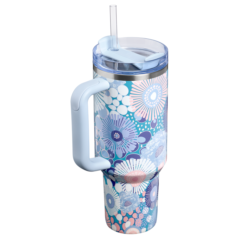 Stanley 1913 The Quencher H2.0 FlowState™ Tumbler  40 OZ in Blue Dream Wildflower