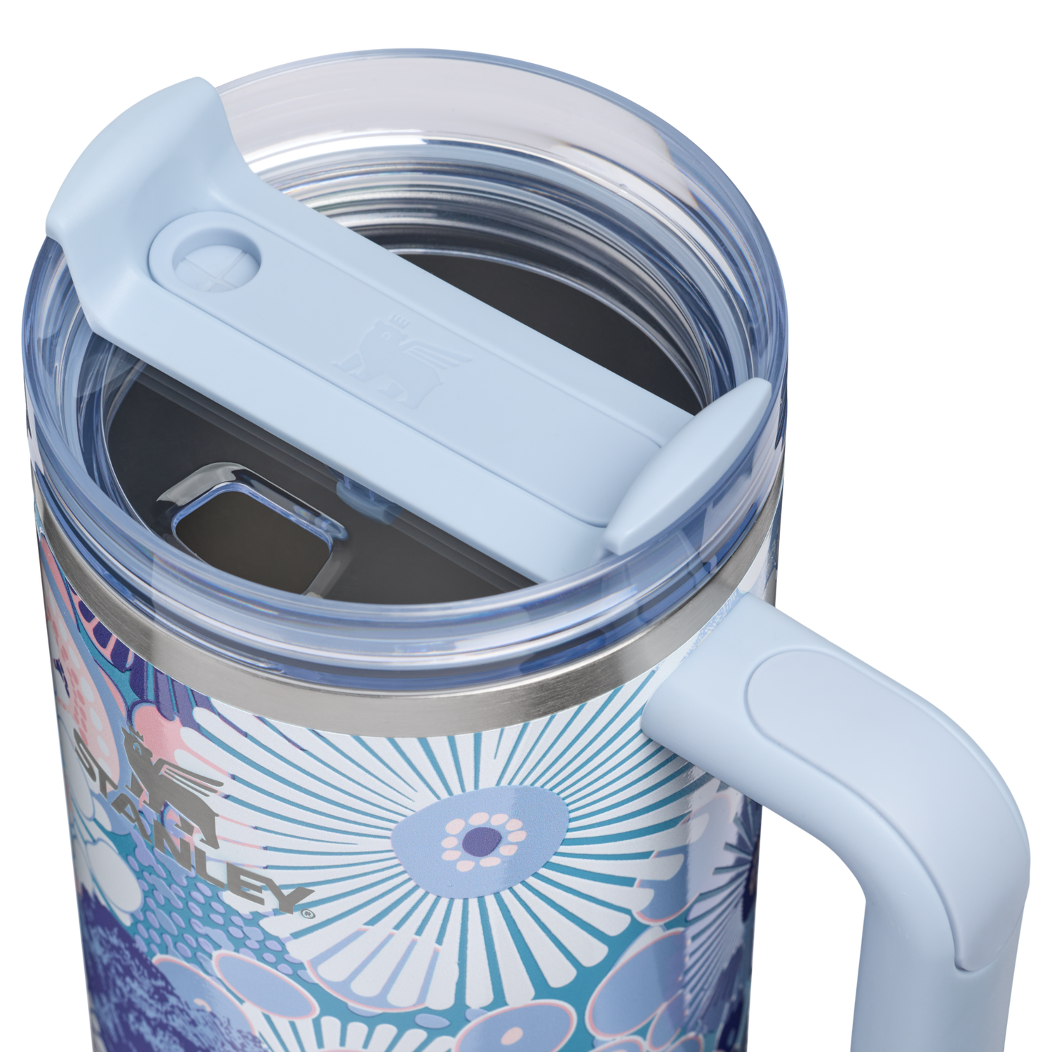 Stanley 1913 The Quencher H2.0 FlowState™ Tumbler  40 OZ in Blue Dream Wildflower | View 2