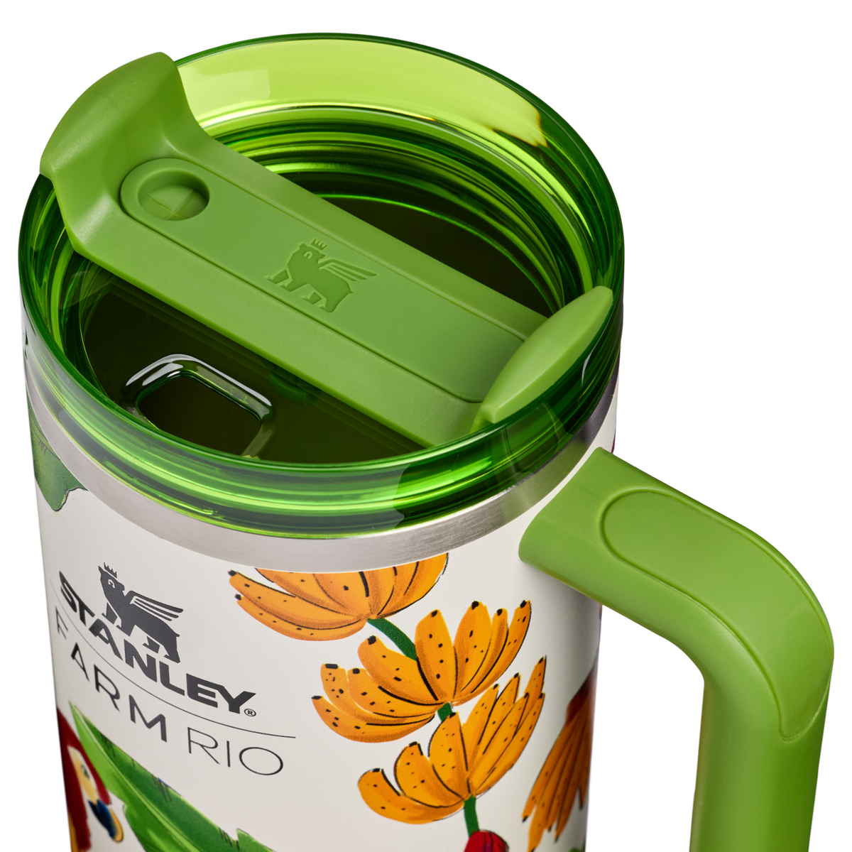 Stanley 1913 Stanley 1913 x FARM Rio Quencher® H2.0 Flowstate™ Tumbler 40 OZ in Farm Rio Tropical Destiny | Lid Detailed View