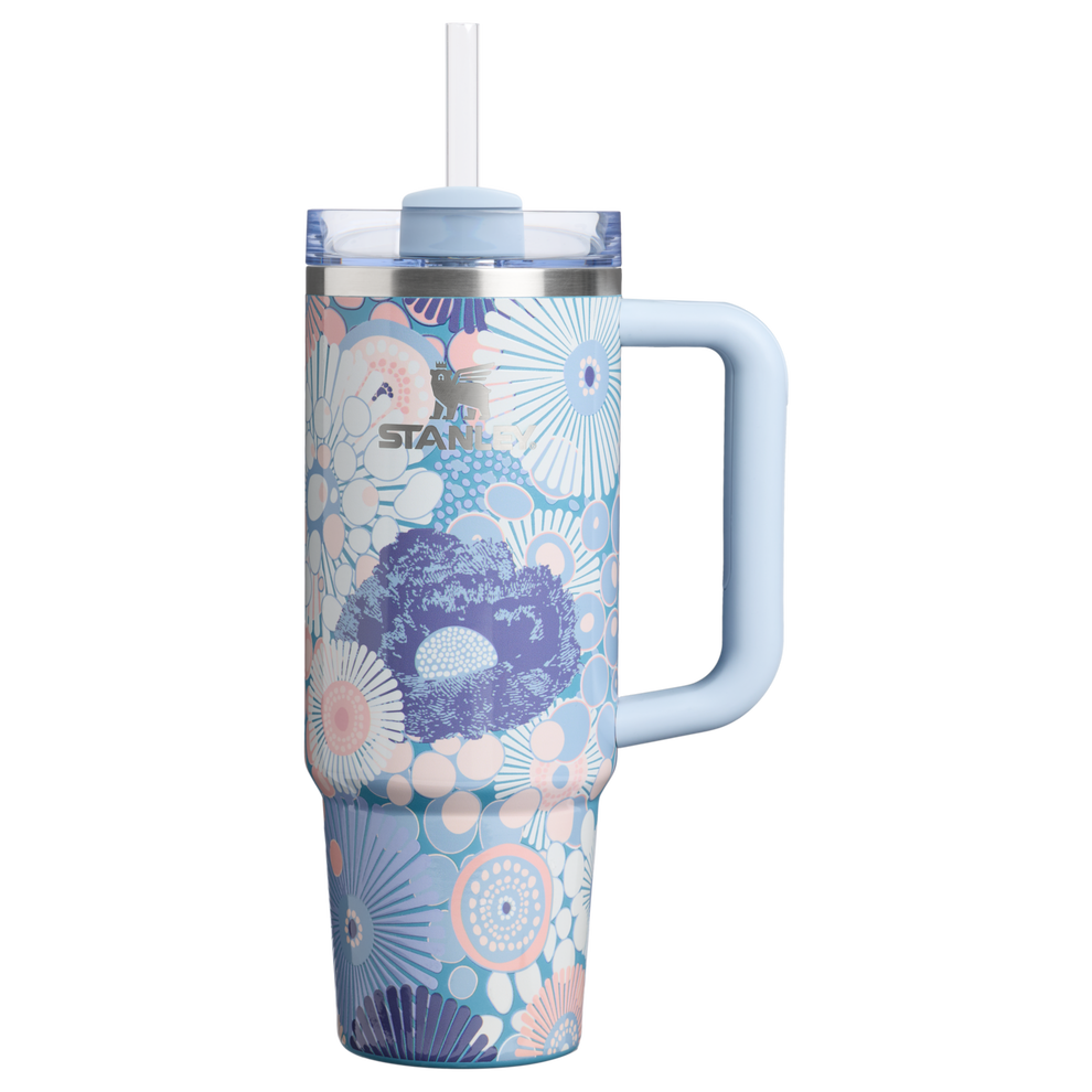 Stanley 1913 The Quencher H2.0 Flowstate™ Tumbler 30 OZ in Blue Dream Wildflower