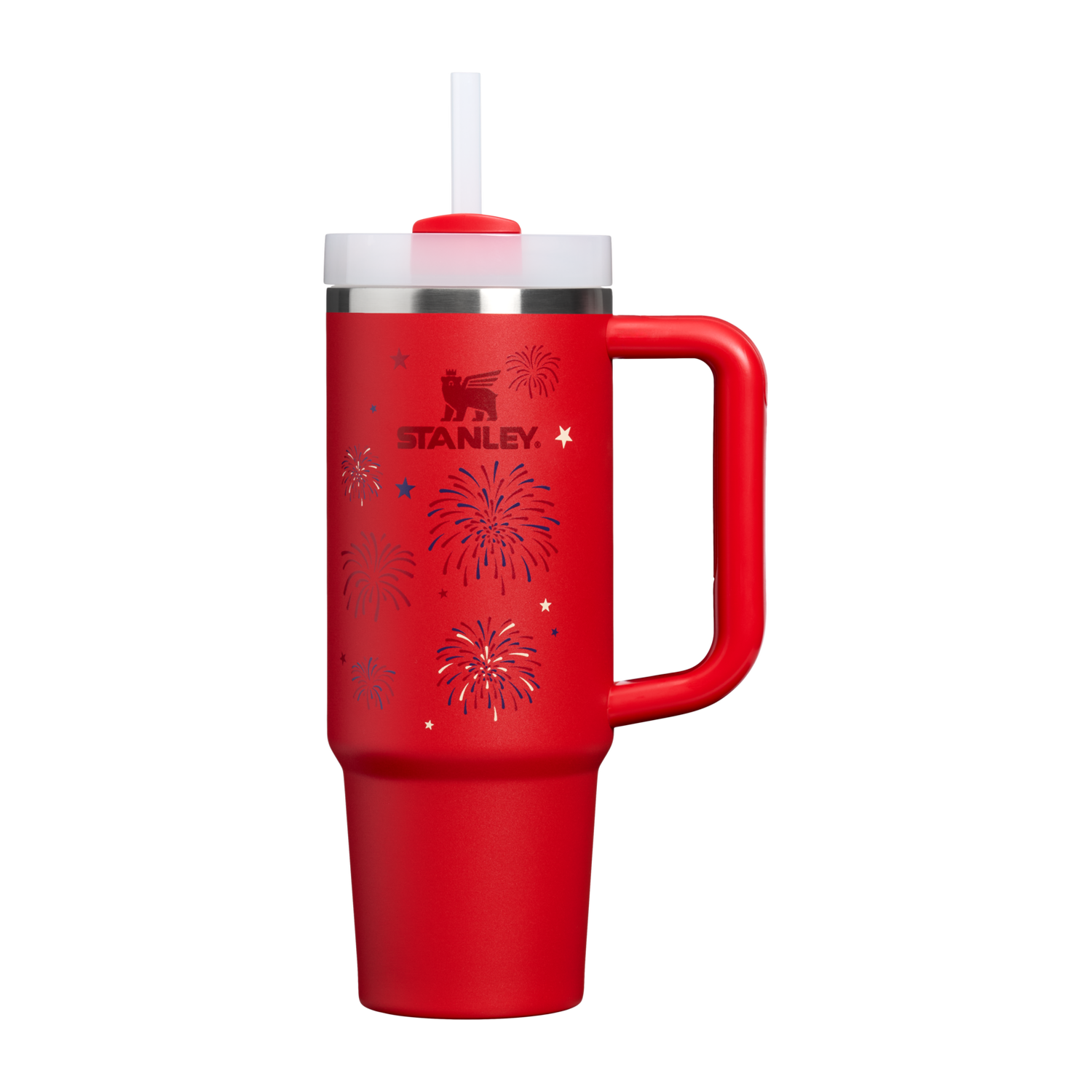 Stanley 1913 The Quencher H2.0 Flowstate™ Tumbler 30 OZ in Chili Red Fireworks | View 1