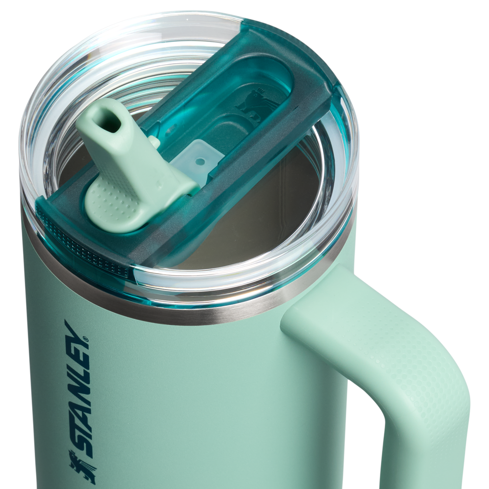 Stanley 1913 The Quencher ProTour Flip Straw Tumbler 30 OZ in Spring Green | Lid Detailed View
