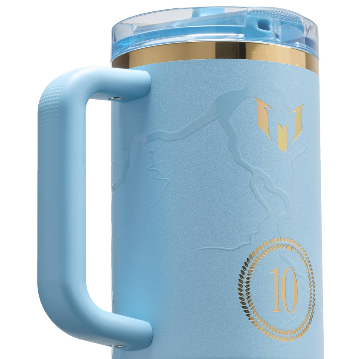 Stanley 1913 The Messi x Stanley Quencher ProTour Flip Straw Tumbler 40 OZ in Messi Striker Blue