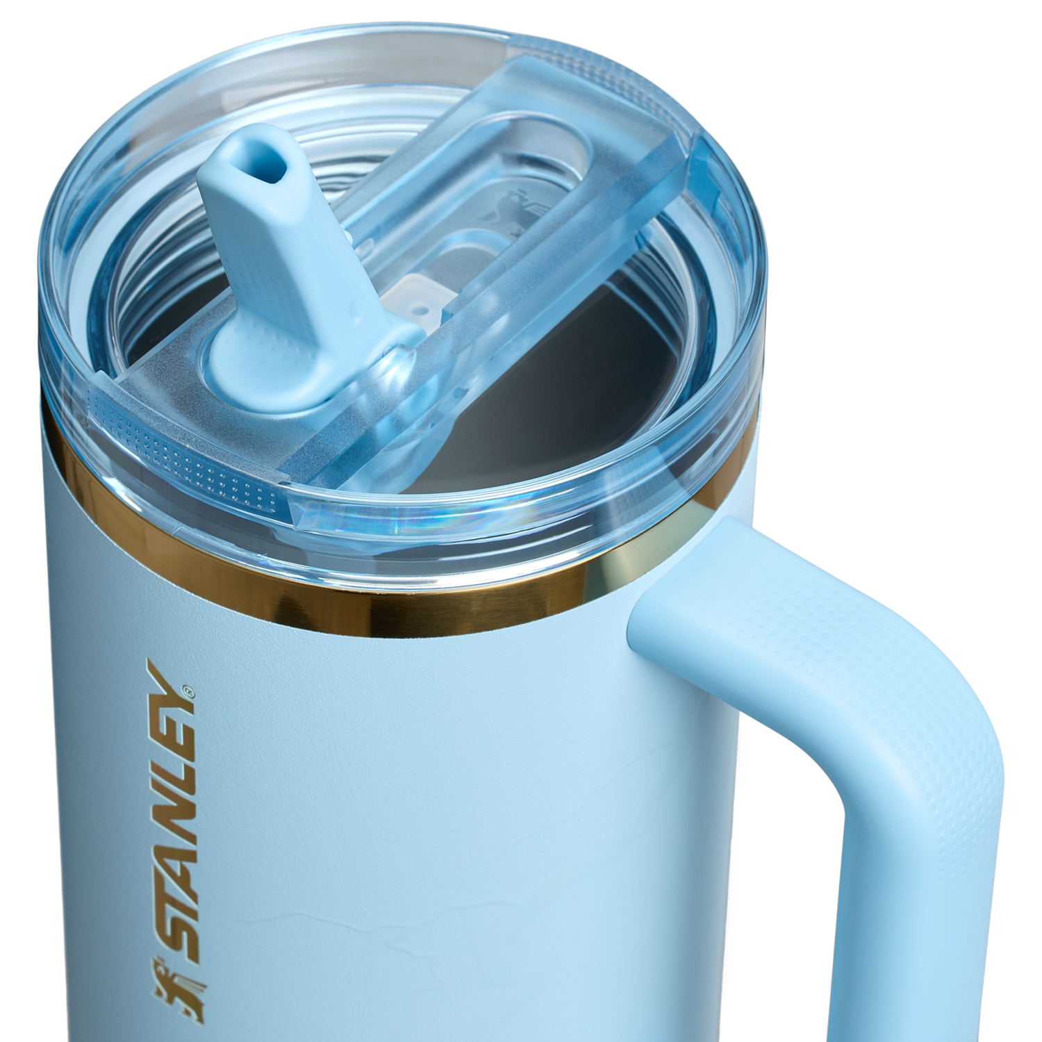 Stanley 1913 The Messi x Stanley Quencher ProTour Flip Straw Tumbler 40 OZ in Messi Striker Blue | View 3