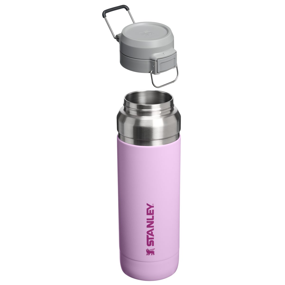 Stanley 1913 The Quick Flip Go Bottle 36 OZ in Soft Orchid | Front View