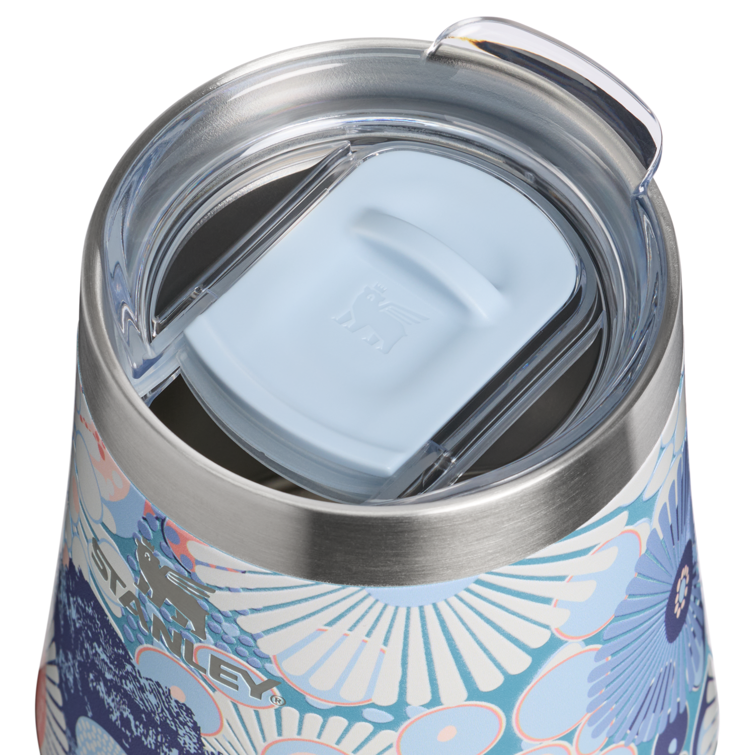 Stanley 1913 The Reserve Wine Tumbler 11 OZ in Blue Dream Wildflower | View 2