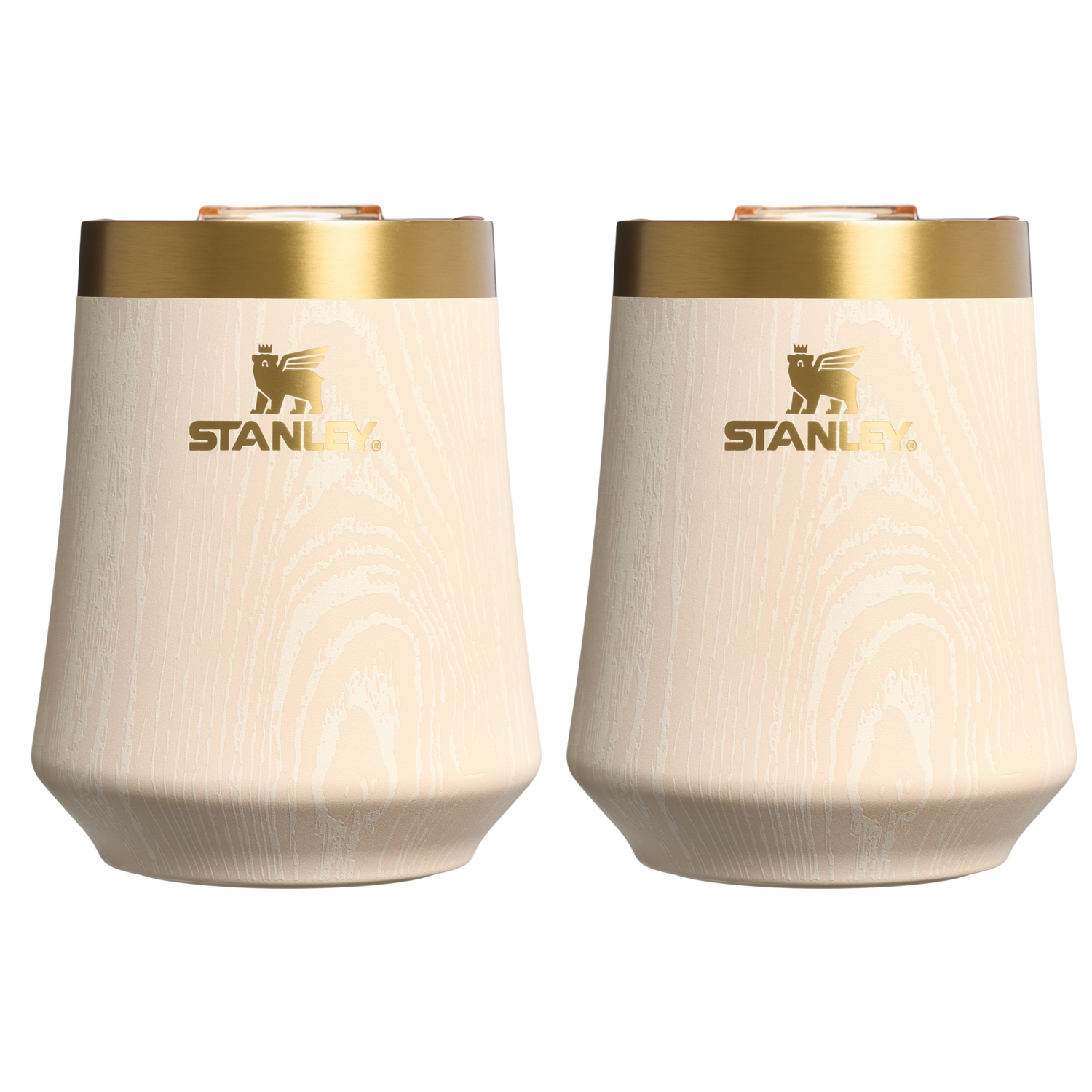 Stanley 1913 The Cheers & Cheer Reserve Wine Tumbler 11 OZ (2-pack) in Birch Woodgrain | View 1