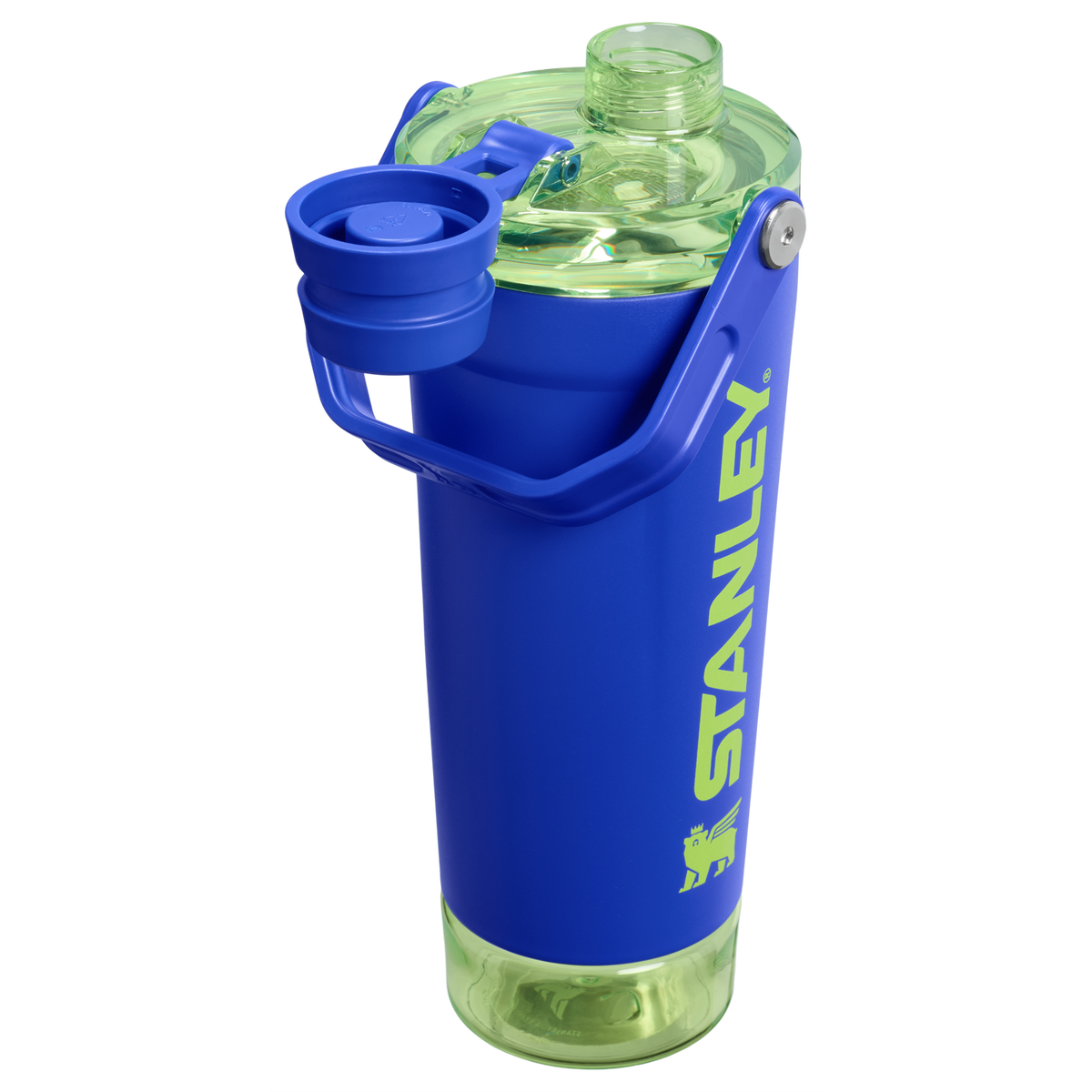 Stanley 1913 The Vitalize™ Shaker Bottle 20 OZ in Cobalt Chartreuse | Back View