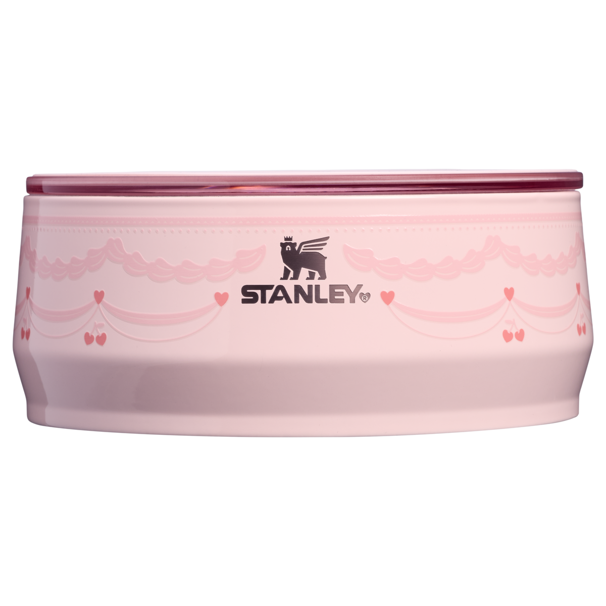 Stanley 1913 The Valentine’s Day Everyday Pet Bowl 3-Cup 24 OZ in Pink Velvet Cake