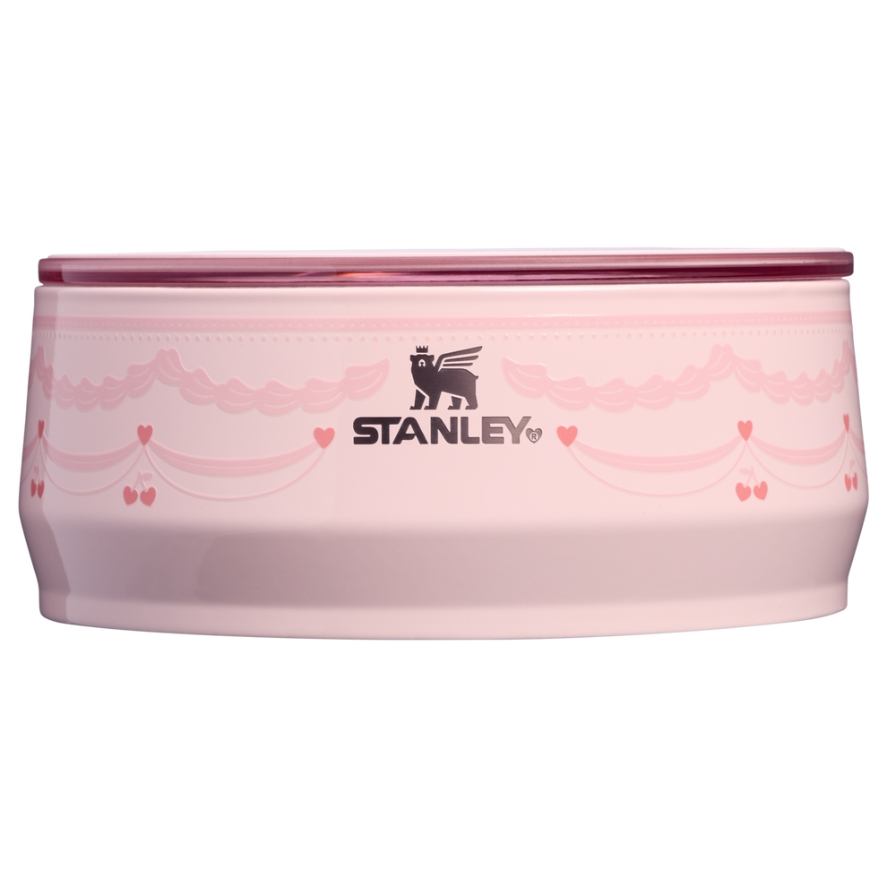 Stanley 1913 The Valentine’s Day Everyday Pet Bowl 3-Cup 24 OZ in Pink Velvet Cake