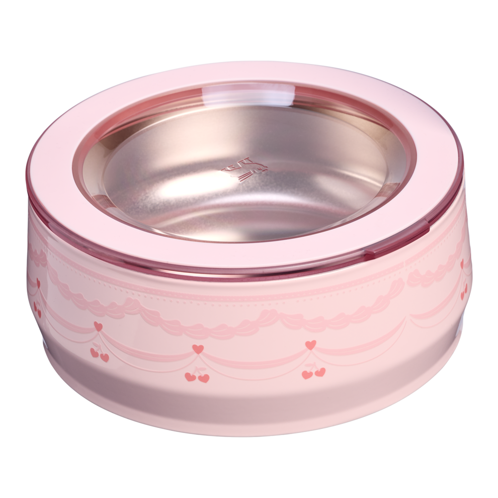 Stanley 1913 The Valentine’s Day Everyday Pet Bowl 3-Cup 24 OZ in Pink Velvet Cake