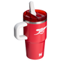 Swatch for Stanley 1913 Stanley 1913 x Arsenal Quencher® ProTour Flip Straw Tumbler 20 OZ in Arsenal DNA Red