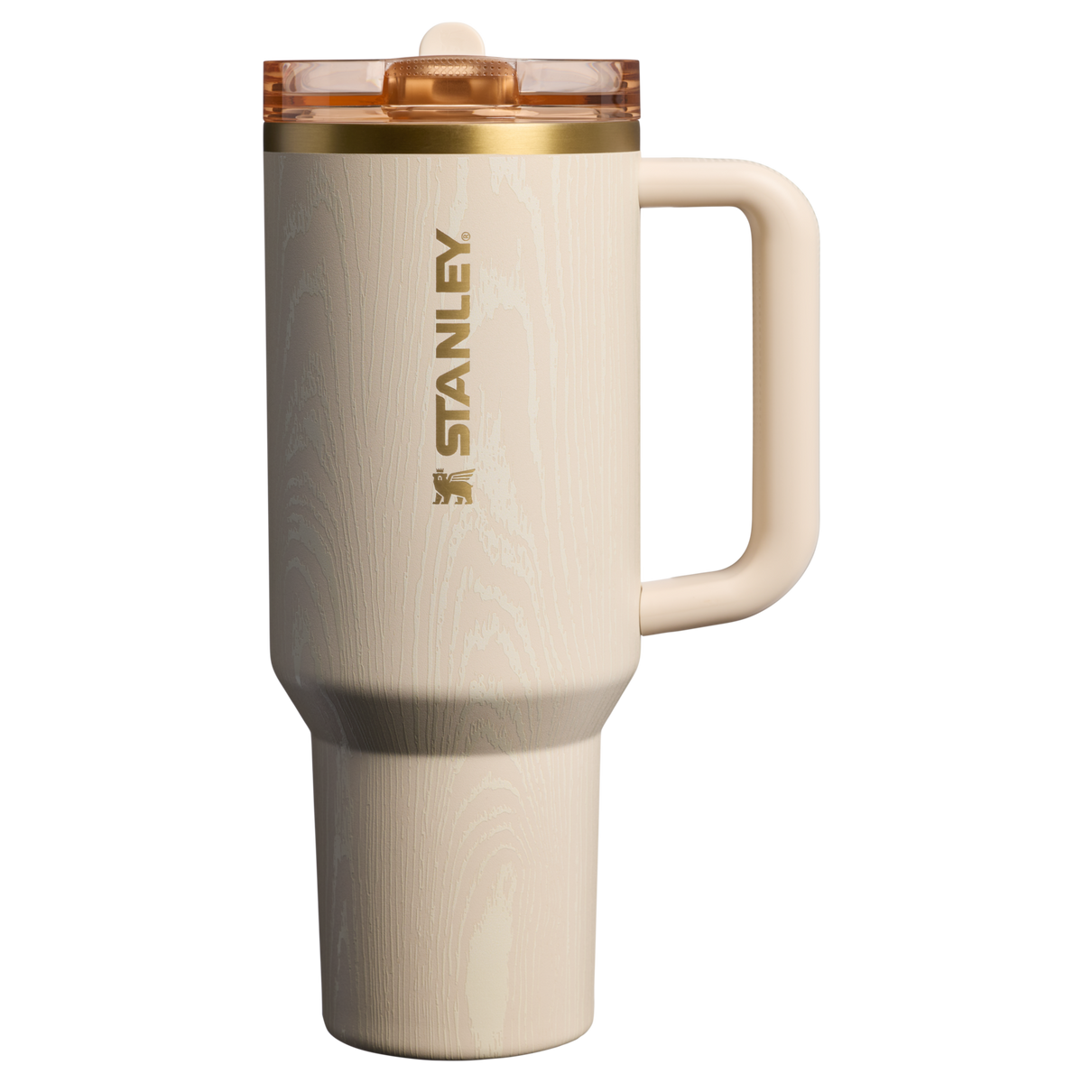 Stanley 1913 The Cheers & Cheer Quencher ProTour Flip Straw Tumbler 40 OZ in Birch Woodgrain | Front View