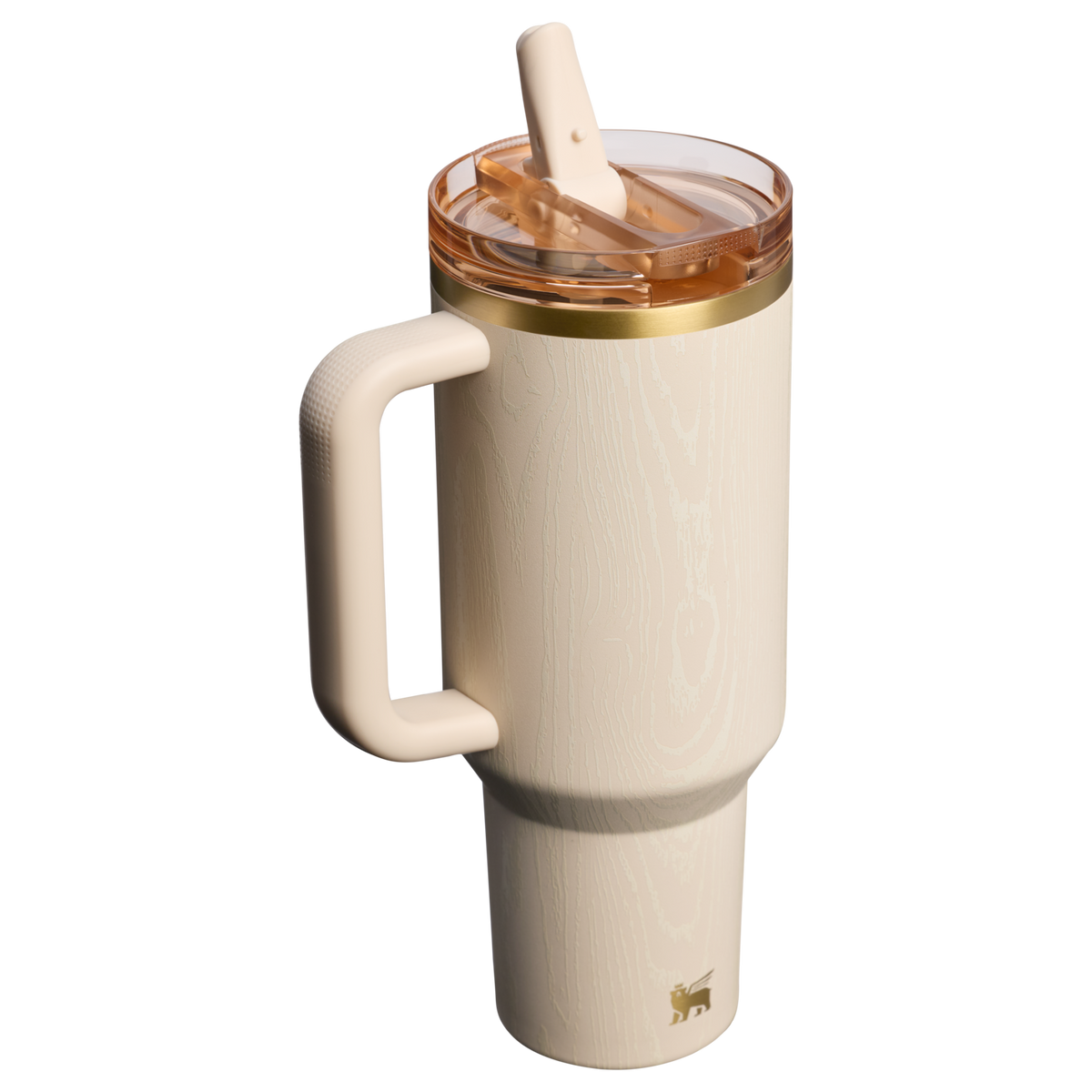 Stanley 1913 The Cheers & Cheer Quencher ProTour Flip Straw Tumbler 40 OZ in Birch Woodgrain | Front View