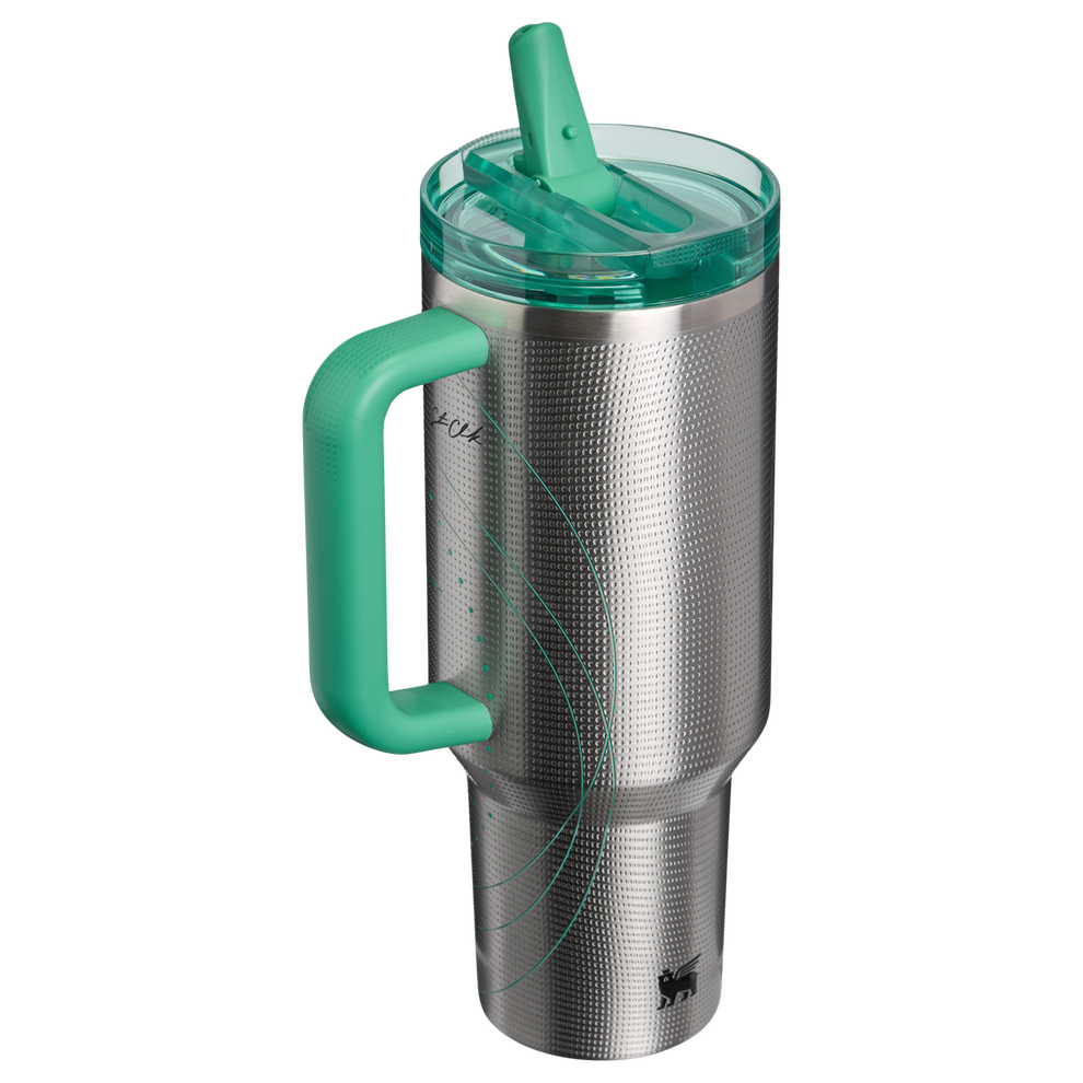 Stanley 1913 Stanley 1913 x Caitlin Clark Quencher® ProTour Flip Straw Tumbler 40 OZ in Caitlin Clark Future | Back View