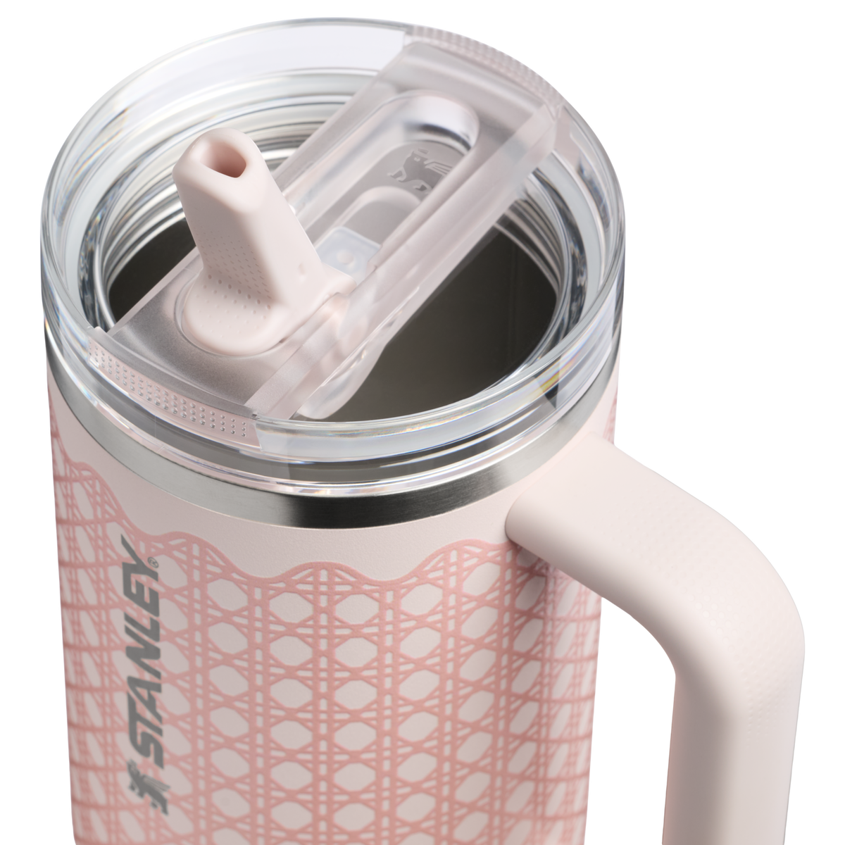 Stanley 1913 The Quencher® ProTour Flip Straw Tumbler 40 OZ in Rose Quartz Rattan | Front View